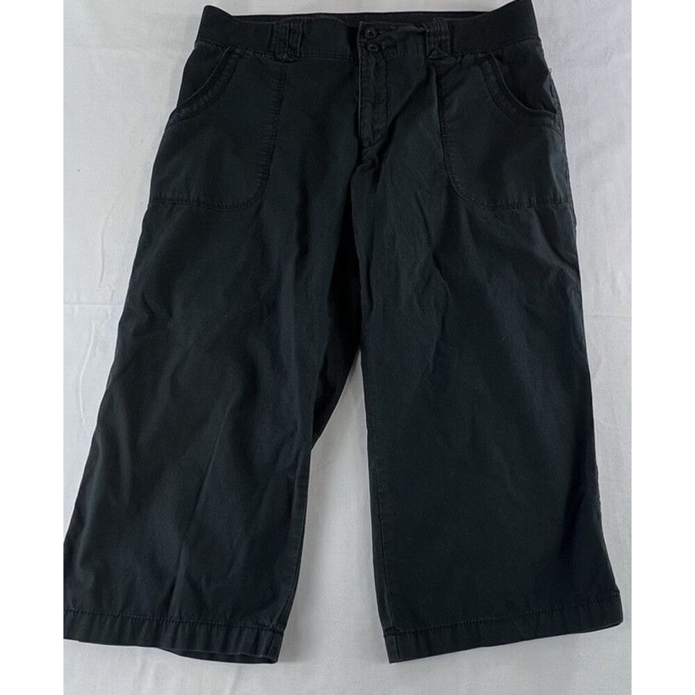 Magellan Womens Navy Blue Cotton Spandex Capris Size 6